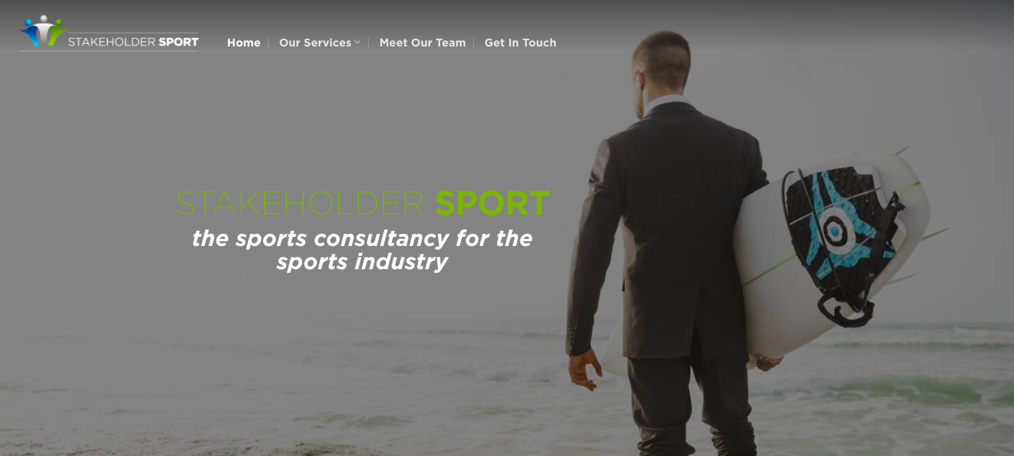 sports consultancy website design agency