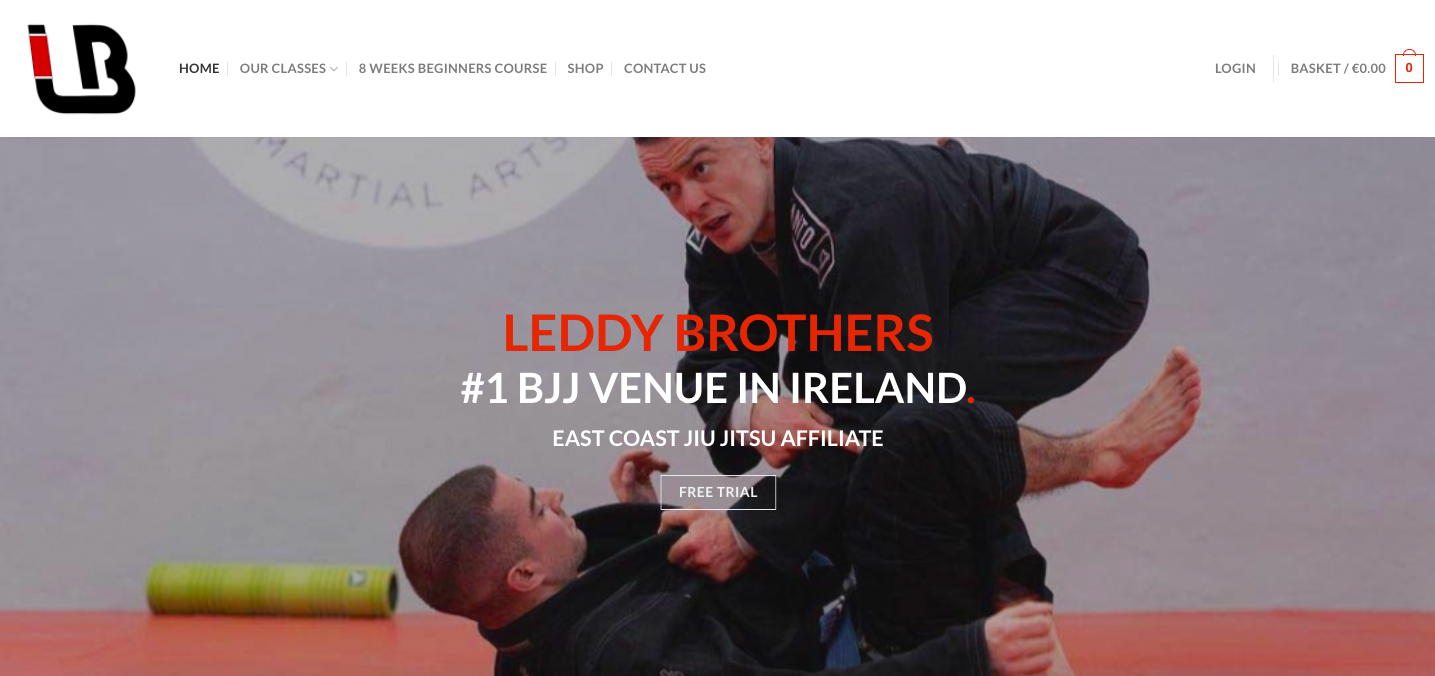 website designers mixed martial arts gym ireland