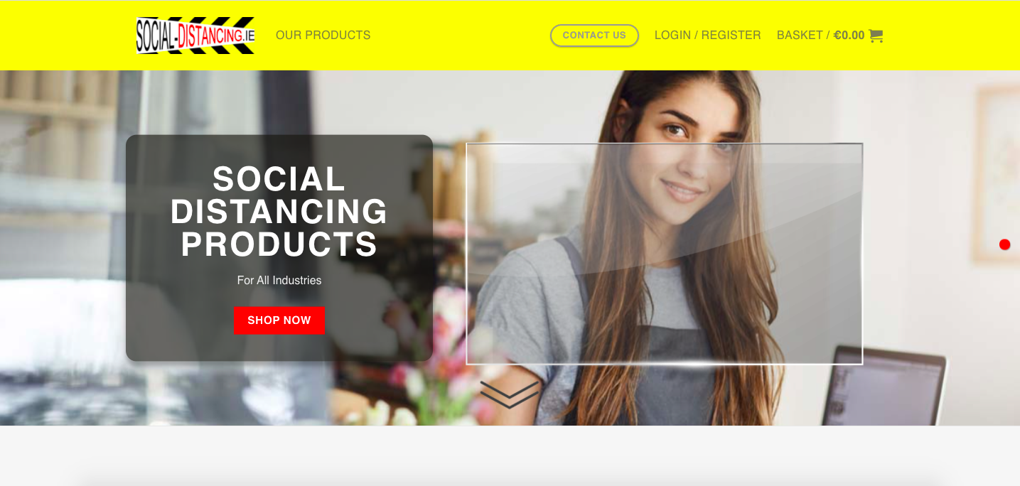 social distancing ecommerce website designers