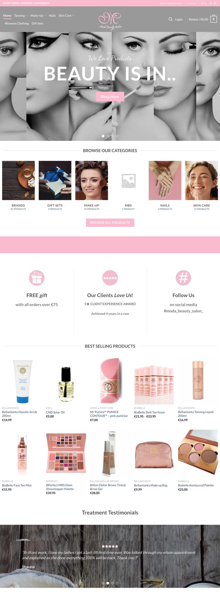 modabeauty website