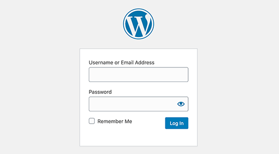 how to login to wordpress website