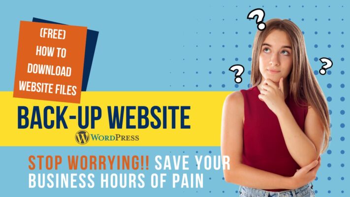 How To Back Up Your Wordpress Website